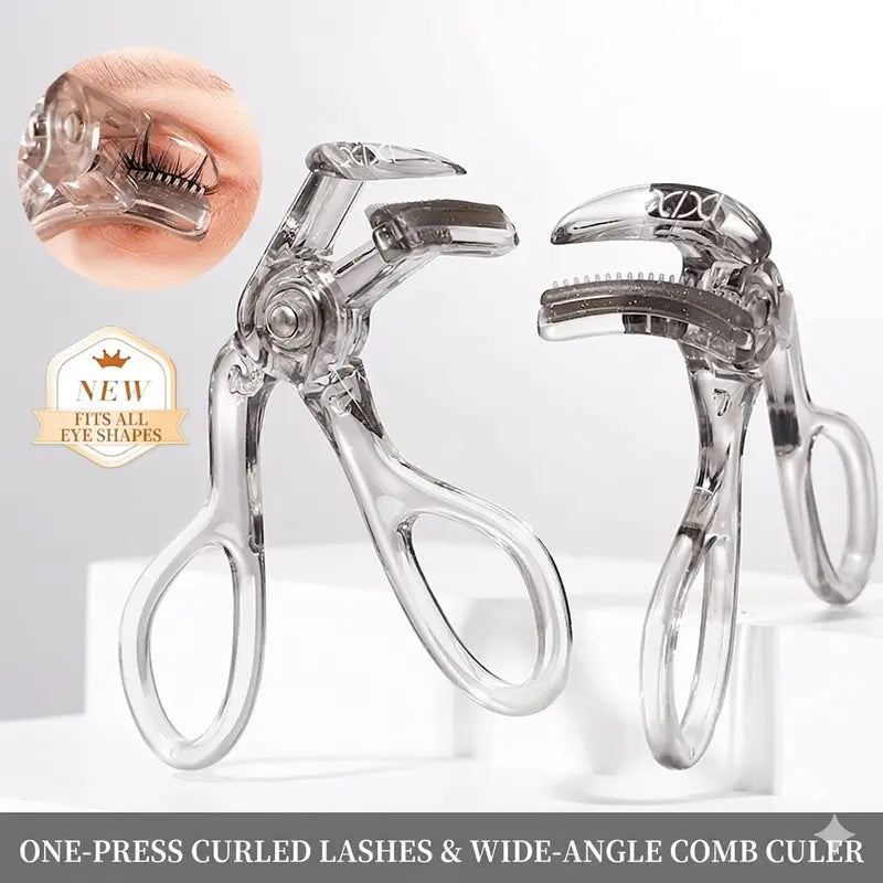 Purpose-Built 3 - PACK Wide-Angle Curler with Comb for Everyday Use