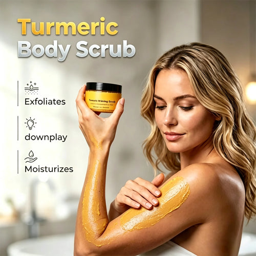 Easy-Care Turmeric Exfoliating Body Scrub for Routine Upkeep