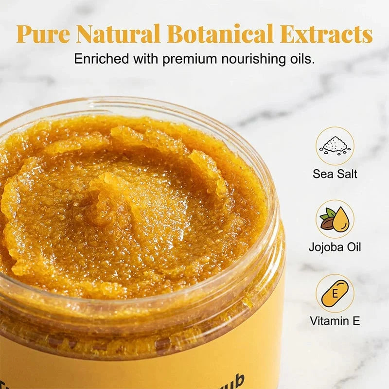 Easy-Care Turmeric Exfoliating Body Scrub for Routine Upkeep
