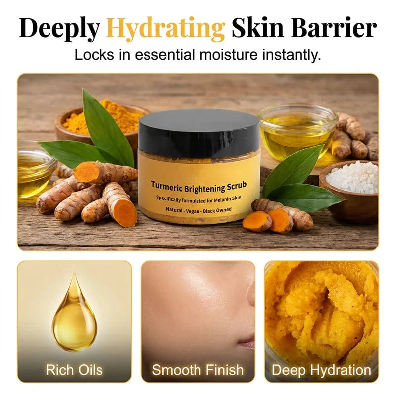 Easy-Care Turmeric Exfoliating Body Scrub for Routine Upkeep