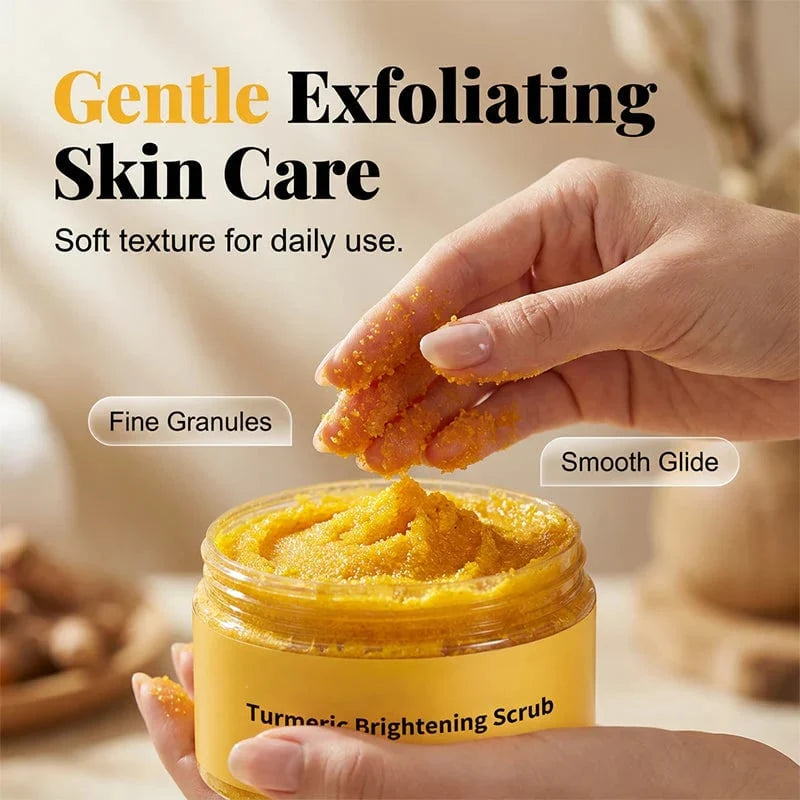 Easy-Care Turmeric Exfoliating Body Scrub for Routine Upkeep