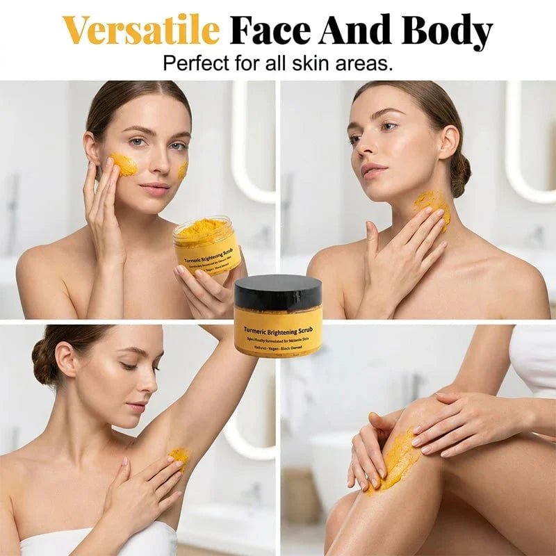 Easy-Care Turmeric Exfoliating Body Scrub for Routine Upkeep