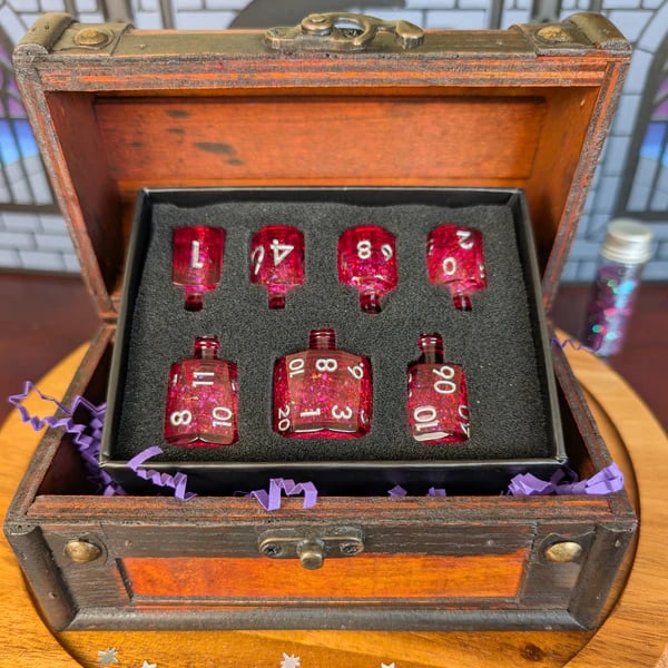 Purpose-Built Crescent Moon Liquid Core Potion Dice