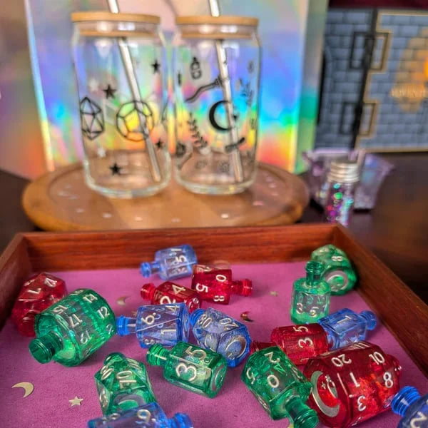 Purpose-Built Crescent Moon Liquid Core Potion Dice