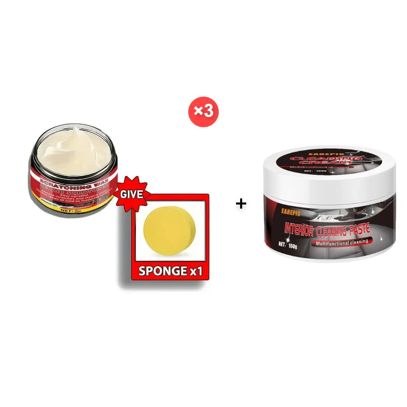Vehicle-Ready Car Scratch Remover Wax for Garage Use