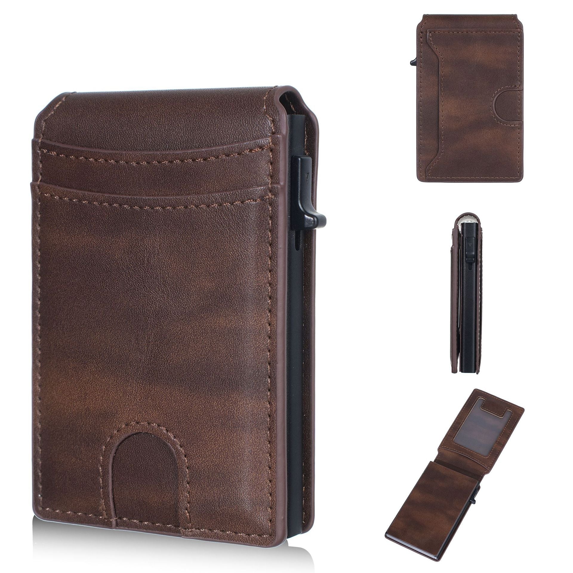 Vehicle-Ready New RFID Blocking Minimalist Pop-Up Wallet – One-Second