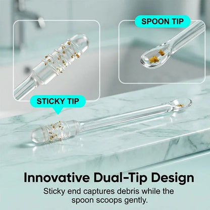 Adhesive Ear-Care Sticks for Controlled, Visible Cleaning