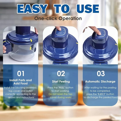 Practical Universal Automatic Peeler – The Smart Kitchen Gadget That