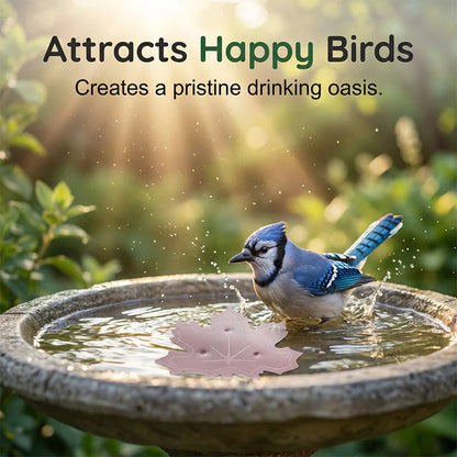 Outdoor Time- Universal Fit Bird Bath Purifier for Garden Display