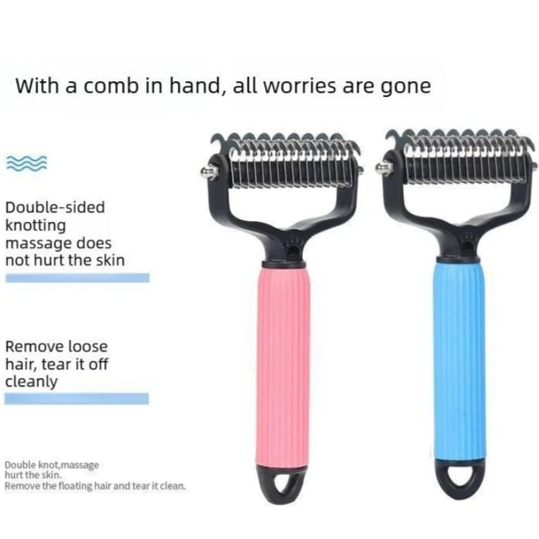 Gentle Pet Dematting & Deshedding Comb