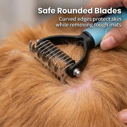 Gentle Pet Dematting & Deshedding Comb