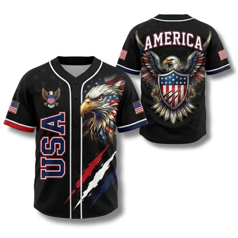 Comfort-Focused USA 250th – Baseball Jersey for Everyday Wear