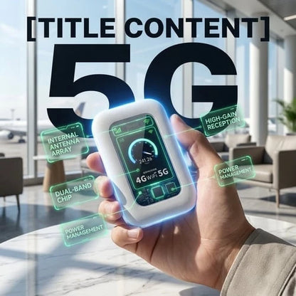 Convenient [Power on and use] – portable wifi for Everyday Setup