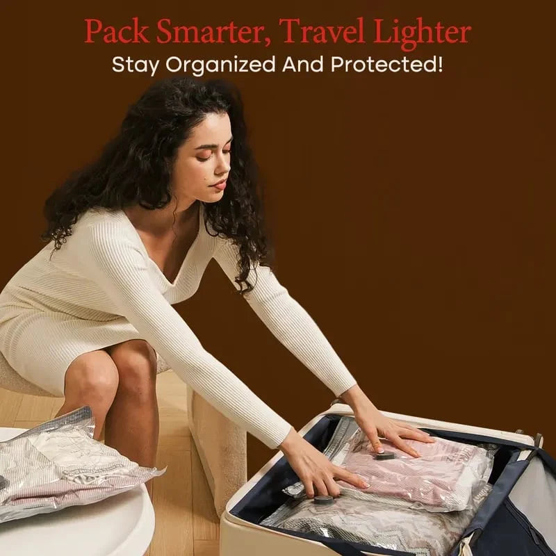 X7 Cordless Travel Vacuum Pump with Reusable Compression Bags
