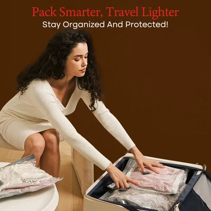 X7 Cordless Travel Vacuum Pump with Reusable Compression Bags