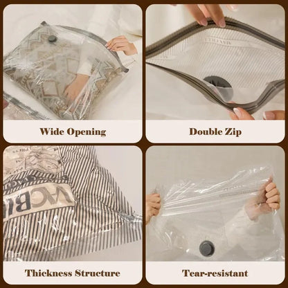 X7 Cordless Travel Vacuum Pump with Reusable Compression Bags