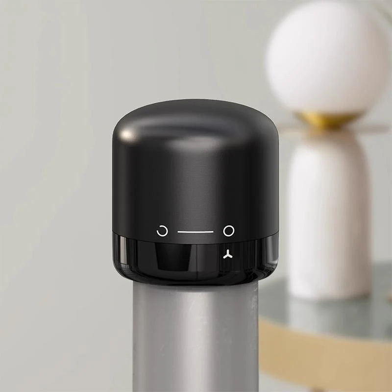 Leak-Resistant Bottle Stopper with a Reusable Vacuum Seal