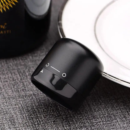Leak-Resistant Bottle Stopper with a Reusable Vacuum Seal