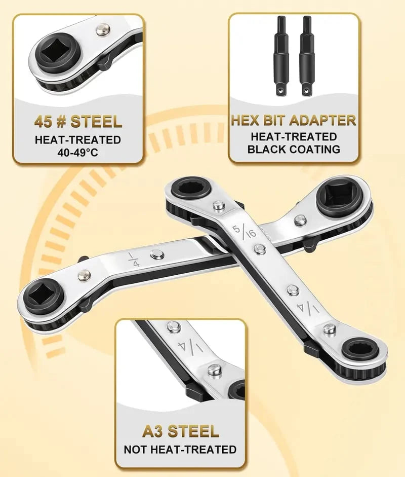 Valve Core Installation Kit with Refrigeration Ratchet