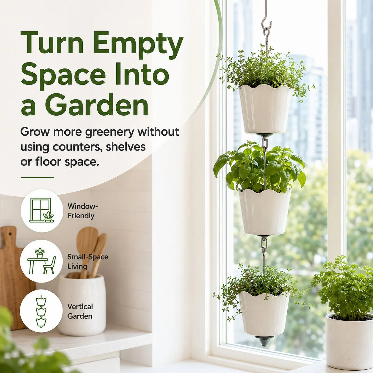 Hands-On Vertical Hanging Pot Kit for Creative Play
