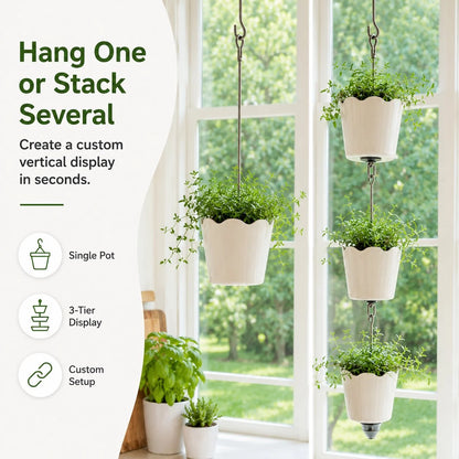Hands-On Vertical Hanging Pot Kit for Creative Play