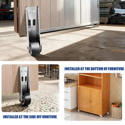 110 lb Anti-Wobble Guide Wheel for Vertical Sliding Doors