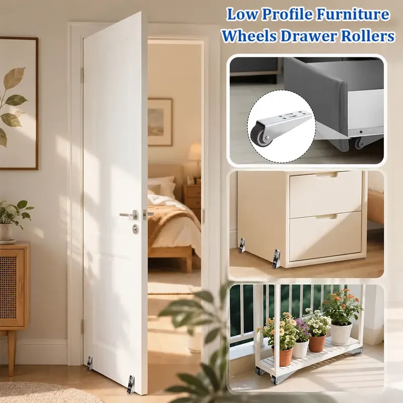 110 lb Anti-Wobble Guide Wheel for Vertical Sliding Doors