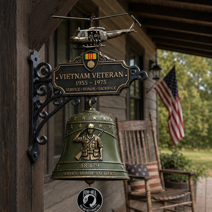 Purpose-Built Vietnam Veteran Tribute Wall Bell for Everyday Use