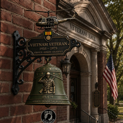 Purpose-Built Vietnam Veteran Tribute Wall Bell for Everyday Use