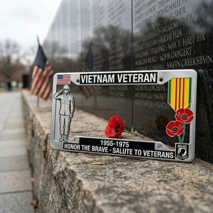 Purpose-Built Vietnam Veteran Tribute License Plate