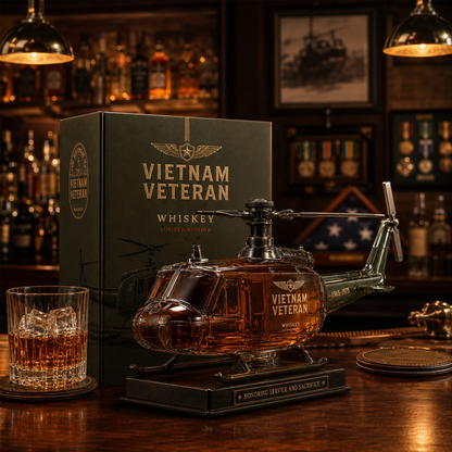 Purpose-Built Vietnam Veteran Huey Helicopter 1965-1975 Whiskey