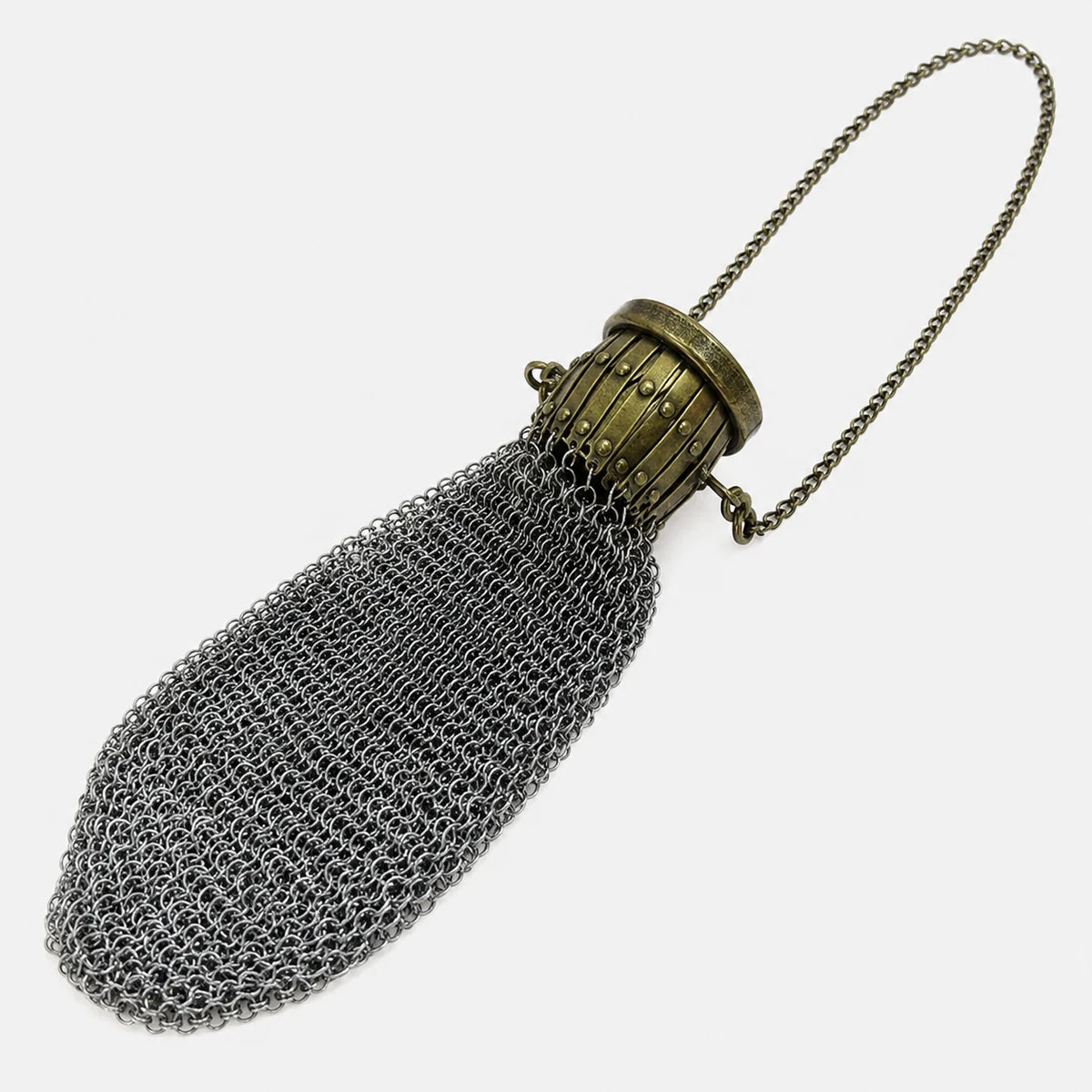Purpose-Built Vintage-Inspired Metal Mesh Coin Purse – Expandable