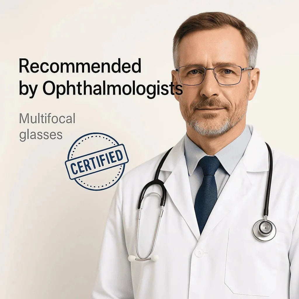 Flexible Multifocal Eyewear for Near and Distance Viewing
