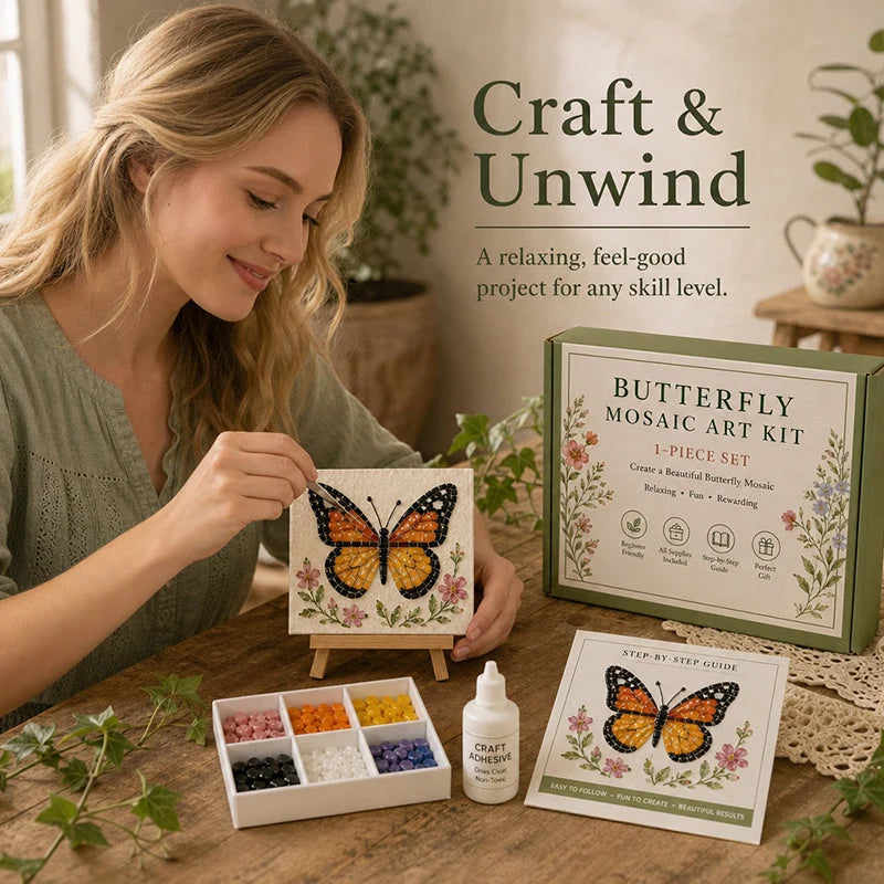 Hands-On Watering Can Mosaic Art Kit for Creative Play