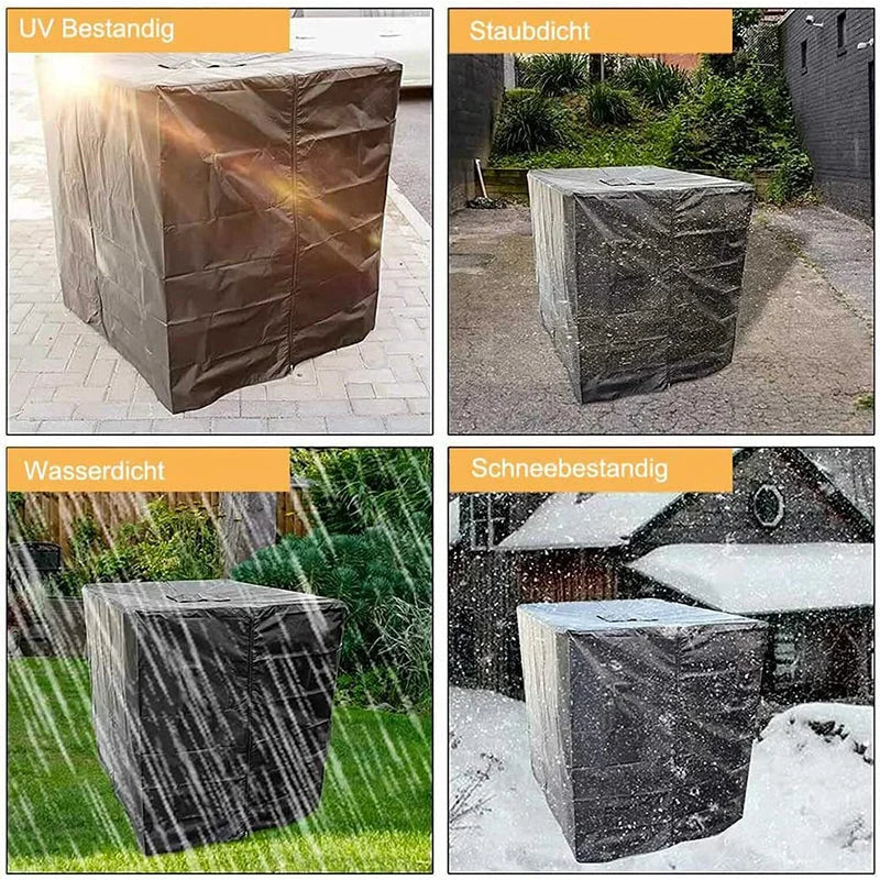 Purpose-Built Waterproof IBC Tote Cover – Heavy-Duty, UV-Blocking