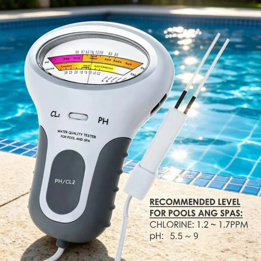 Purpose-Built pH and chlorine tester for swimming pools – Accurate