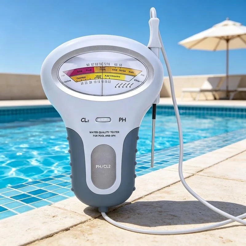 Purpose-Built pH and chlorine tester for swimming pools – Accurate