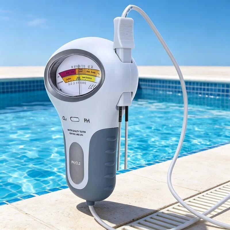 Purpose-Built pH and chlorine tester for swimming pools – Accurate