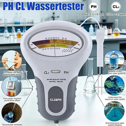 Purpose-Built pH and chlorine tester for swimming pools – Accurate