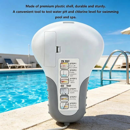 Purpose-Built pH and chlorine tester for swimming pools – Accurate