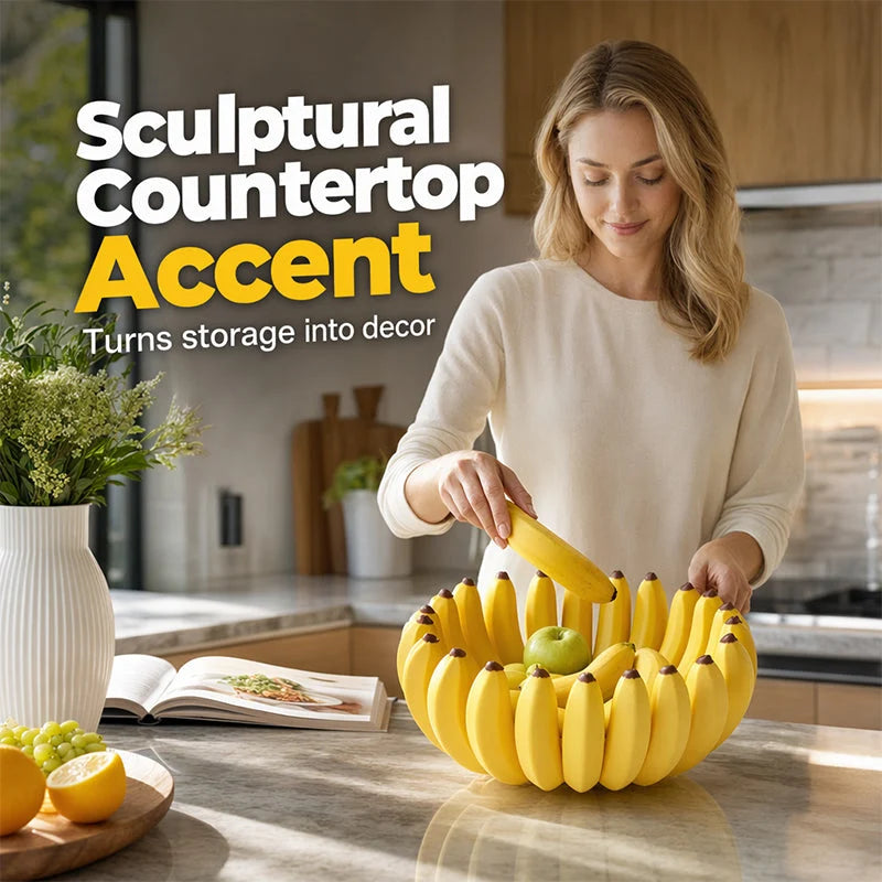 Purpose-Built Creative Banana Shape Fruit Bowl for Everyday Use