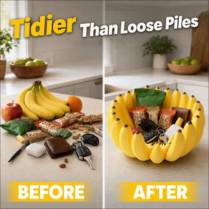Purpose-Built Creative Banana Shape Fruit Bowl for Everyday Use