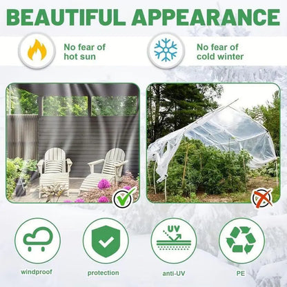Purpose-Built Heavy-Duty PVC Tarp - Weatherproof Clear Waterproof