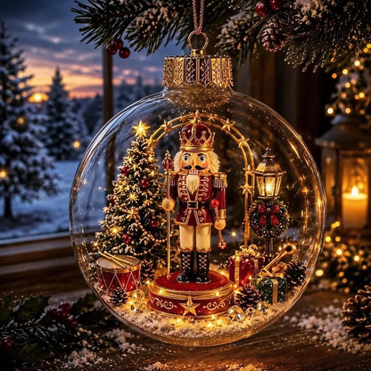 Purpose-Built Glowing Diorama Ornament – A Tiny Winter World in Your