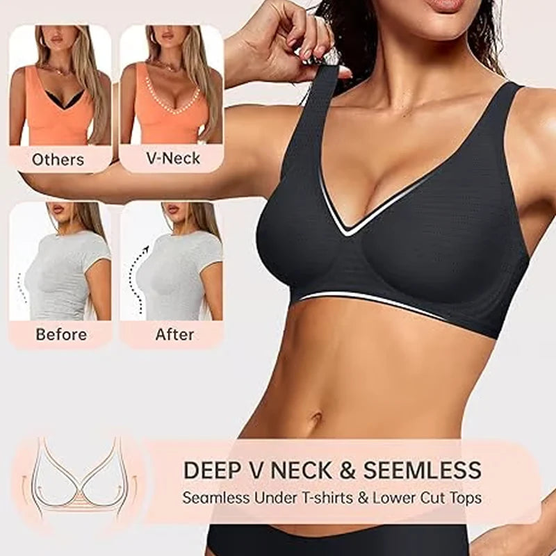 ComfortFit Wireless Padded Push-Up Bra