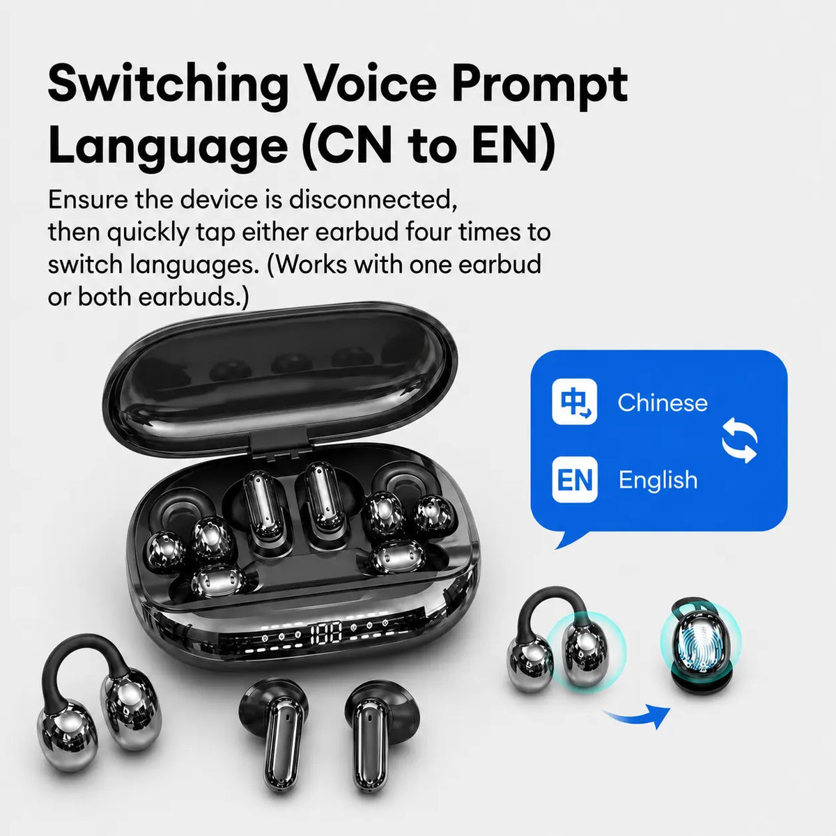 Workshop-Ready GT630S Wireless Earbuds with Power Bank