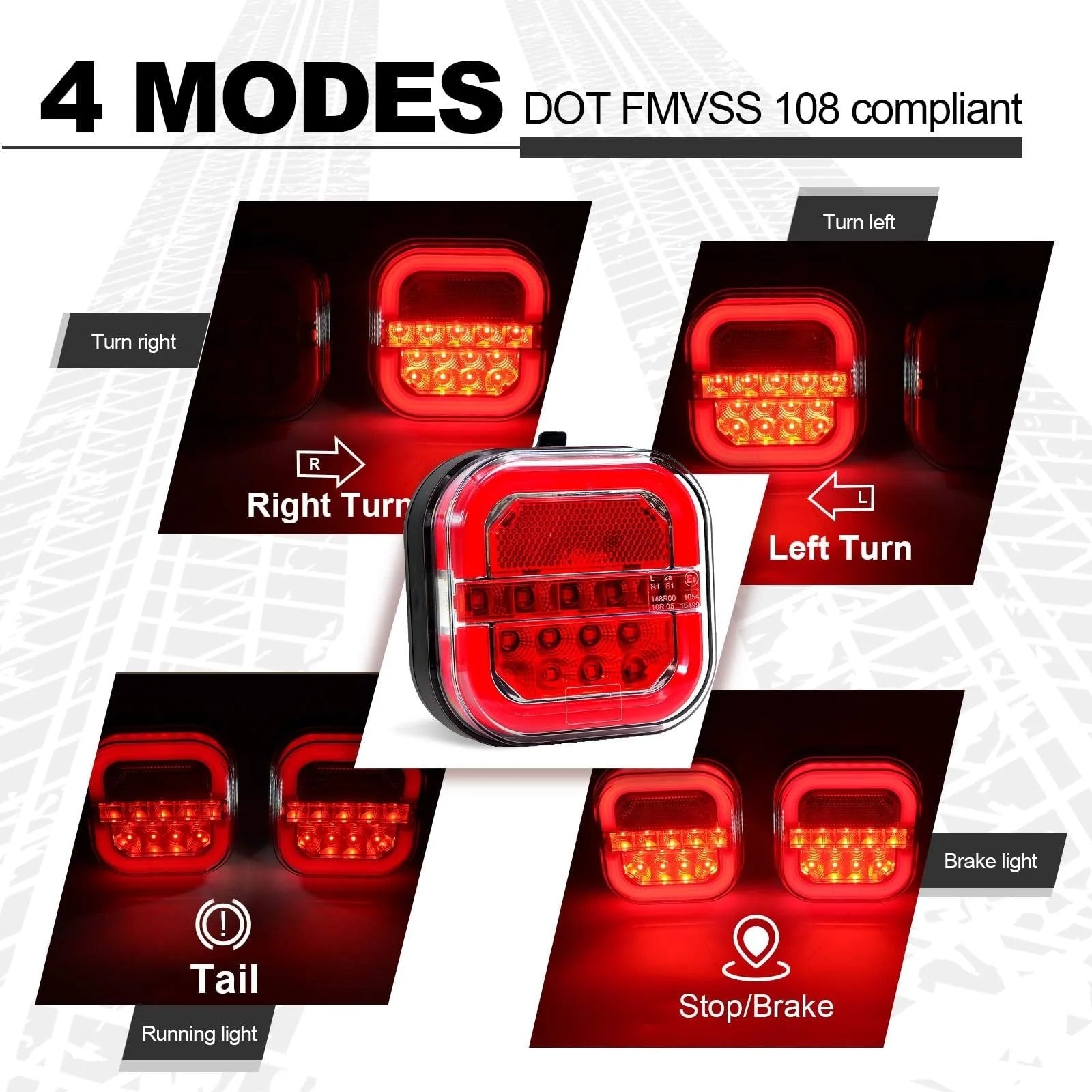 Vehicle-Ready CAR LED TRAILER LIGHTS for Garage Use