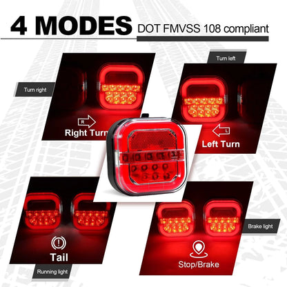 Vehicle-Ready CAR LED TRAILER LIGHTS for Garage Use