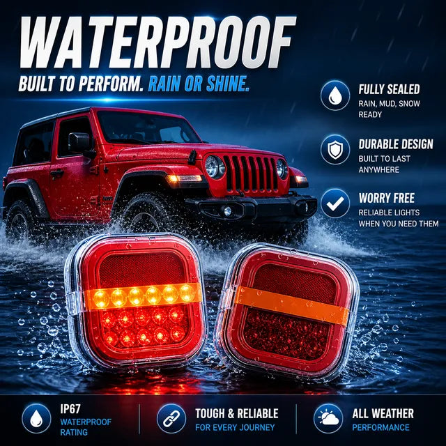Vehicle-Ready CAR LED TRAILER LIGHTS for Garage Use