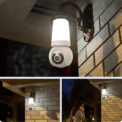 Convenient Wireless Smart Bulb Surveillance Camera for Everyday Setup